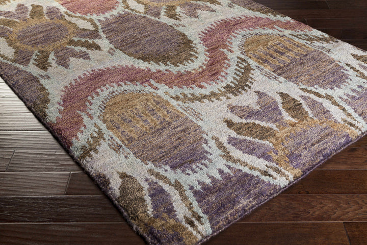 Thornville Brown Modern Style Hand Knotted Jute Area Rug
