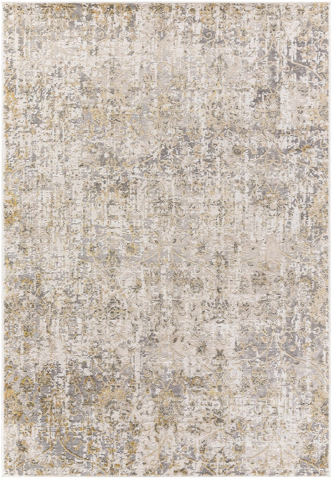 Tiago Modern Abstract Design Ivory And Beige Area Rug - The Rug Decor