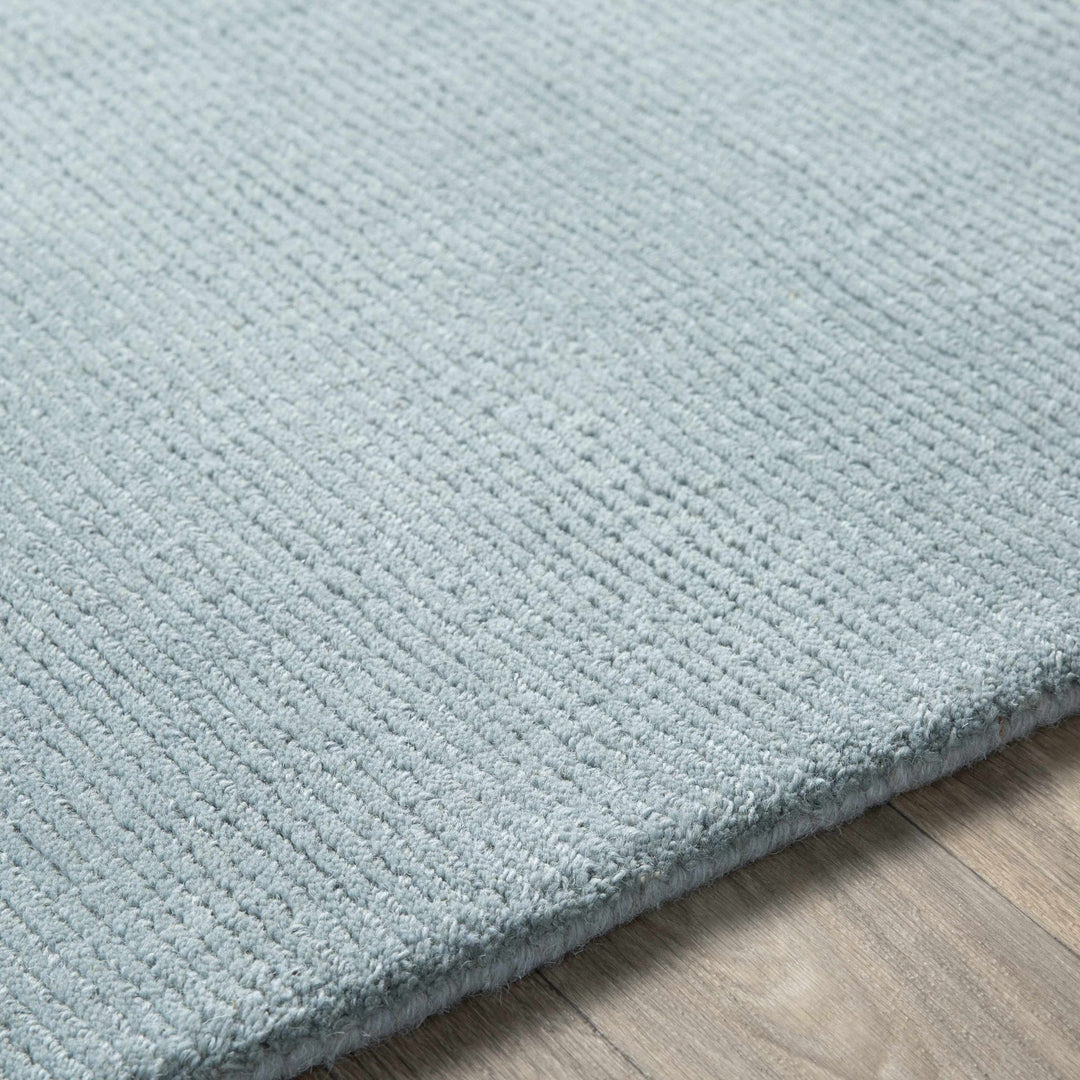 Ticaboo Modern Solid Gray Wool Area Rug - The Rug Decor