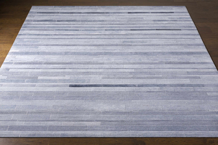 Tieri Contemporary Abstract Gray And Charcoal Area Rug - The Rug Decor