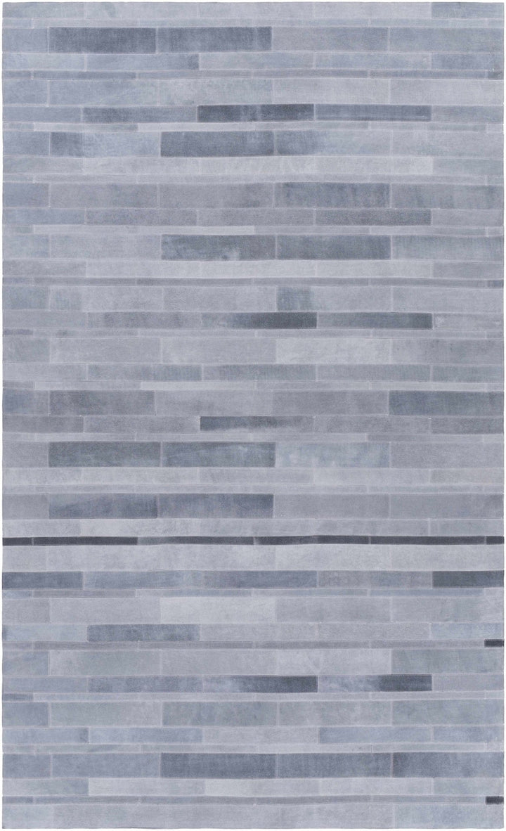 Tieri Contemporary Abstract Gray And Charcoal Area Rug - The Rug Decor