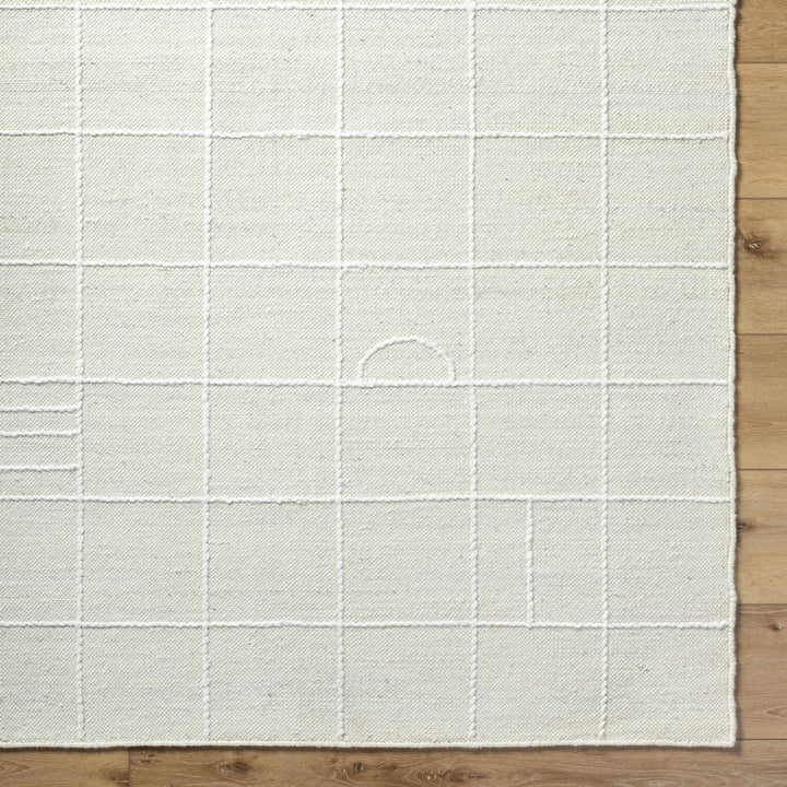 Tieve Modern Geometrical Design White Area Rug - The Rug Decor