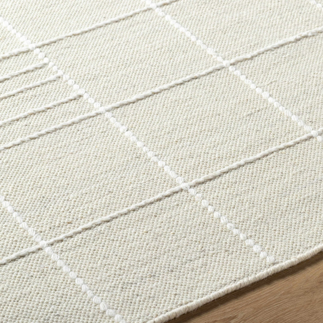 Tieve Modern Geometrical Design White Area Rug - The Rug Decor