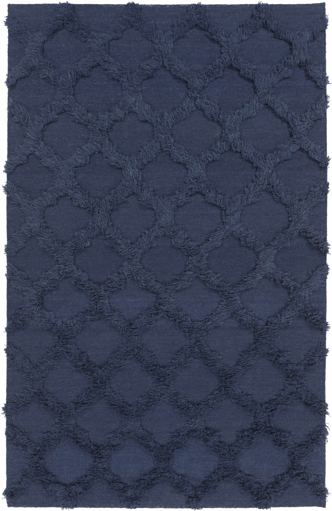 Tigerville Modern Geometrical Design Blue Hand Woven Area Rug