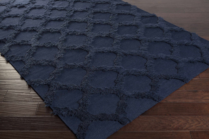 Tigerville Modern Geometrical Design Blue Hand Woven Area Rug