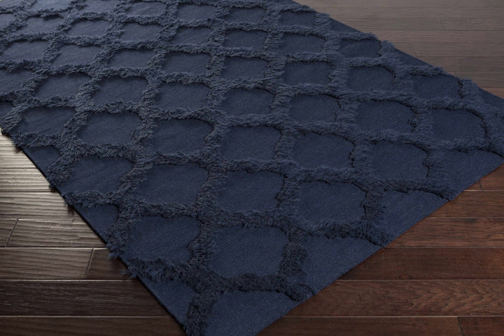 Tigerville Modern Geometrical Design Blue Hand Woven Area Rug - The Rug Decor