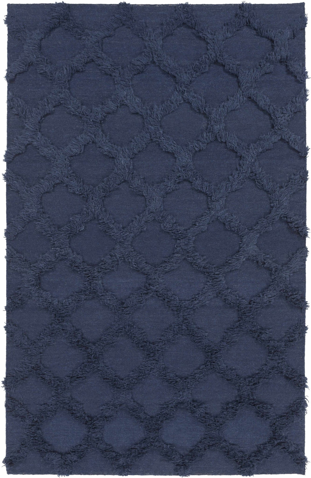 Tigerville Modern Geometrical Design Blue Hand Woven Area Rug - The Rug Decor