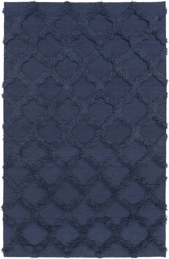 Tigerville Modern Geometrical Design Blue Hand Woven Area Rug - The Rug Decor