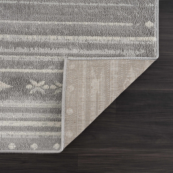 Tigri Aztec Modern Style Ivory & Gray Area Rug - The Rug Decor