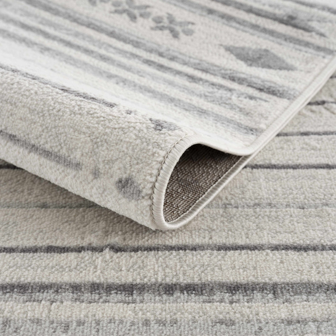 Tigri Contemporary Gray And Charcoal Area Rug - The Rug Decor