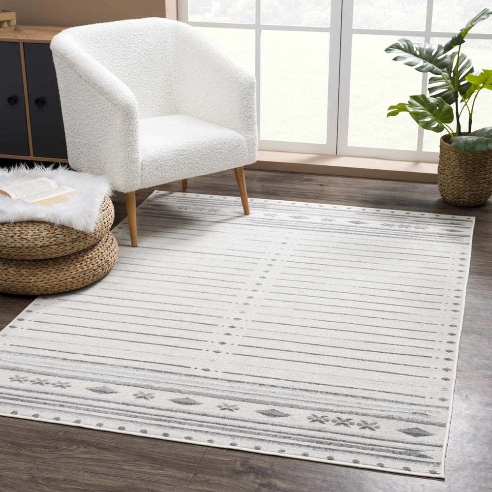 Tigri Contemporary Gray And Charcoal Area Rug - The Rug Decor