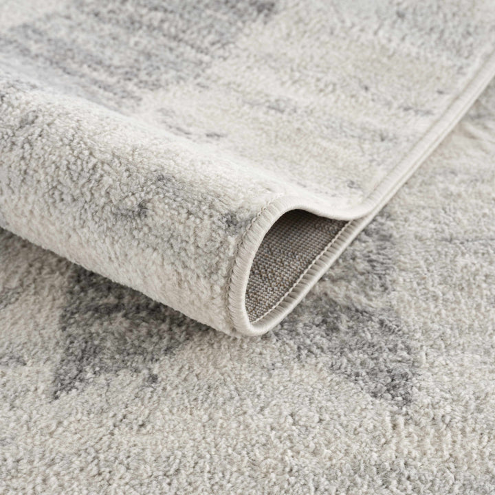 Tigria Contemporary Gray And Ivory Area Rug - The Rug Decor