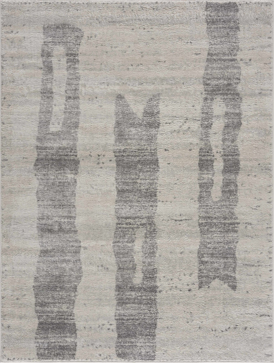 Tigria Contemporary Gray And Ivory Area Rug - The Rug Decor
