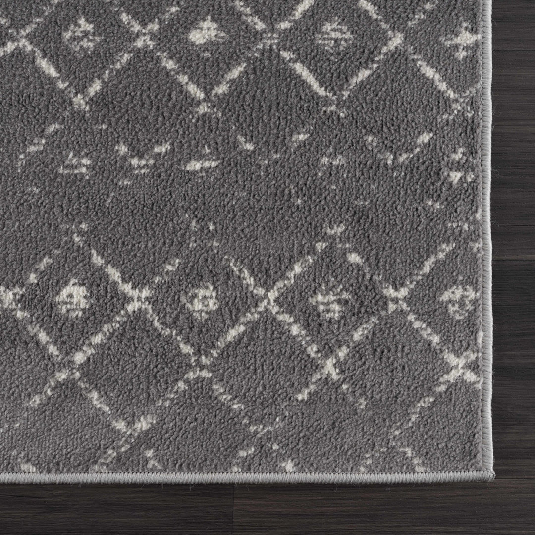 Tigrican Contemporary Charcoal And Ivory Area Rug - The Rug Decor