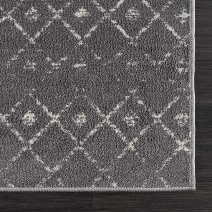 Tigrican Contemporary Charcoal And Ivory Area Rug - The Rug Decor