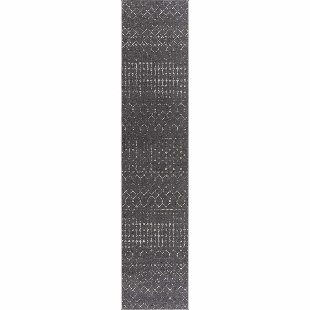 Tigrican Contemporary Charcoal And Ivory Area Rug - The Rug Decor