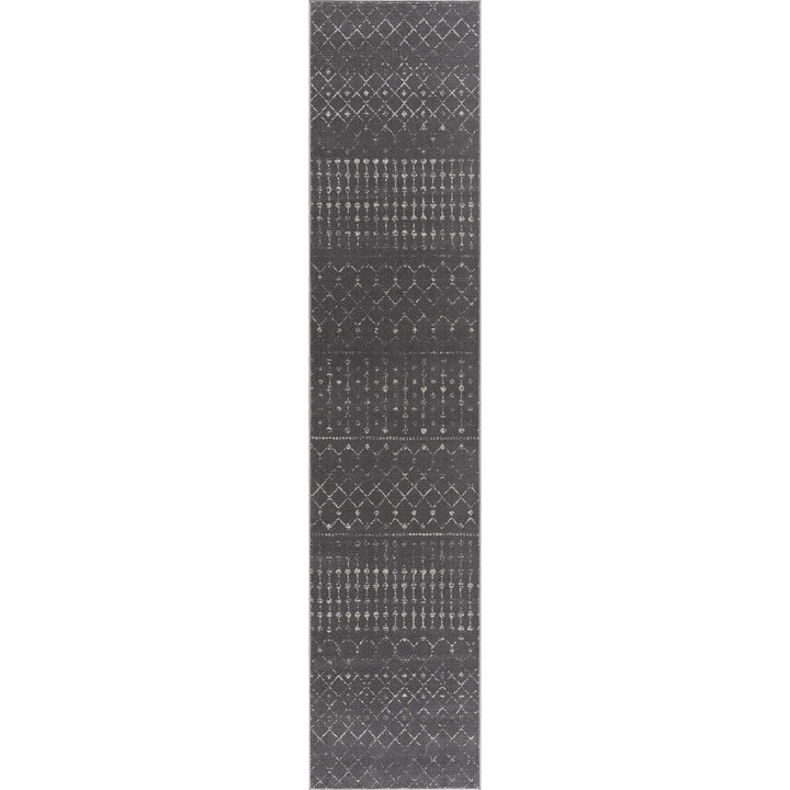 Tigrican Contemporary Charcoal And Ivory Area Rug - The Rug Decor