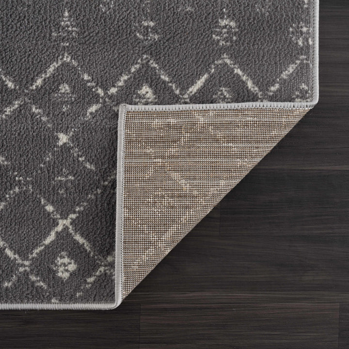 Tigrican Contemporary Charcoal And Ivory Area Rug - The Rug Decor