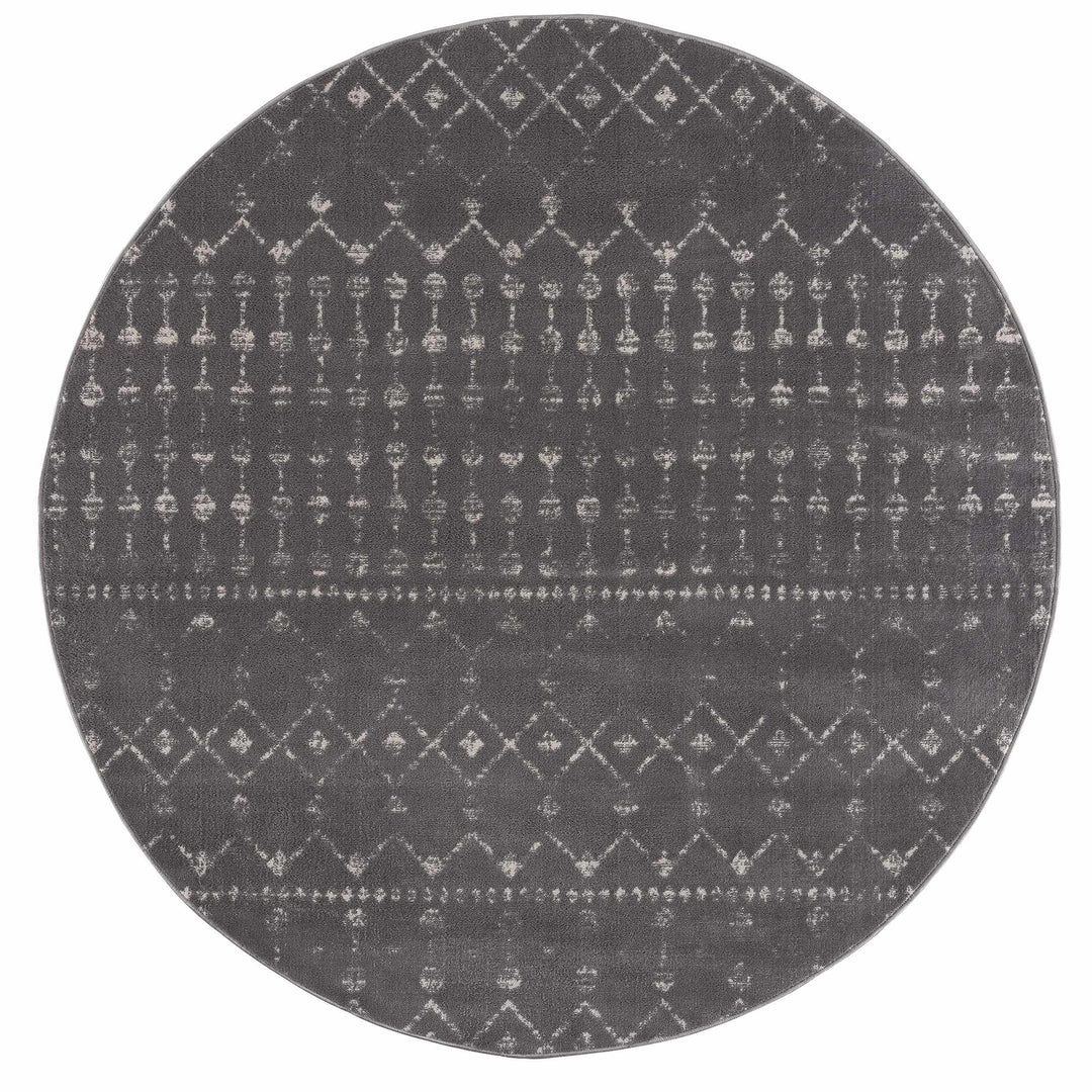 Tigrican Contemporary Charcoal And Ivory Area Rug - The Rug Decor