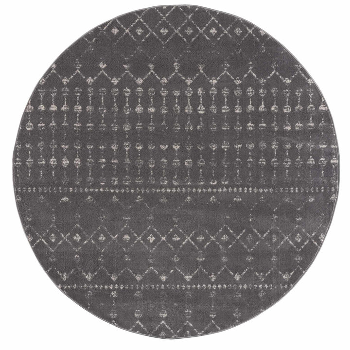 Tigrican Contemporary Charcoal And Ivory Area Rug - The Rug Decor
