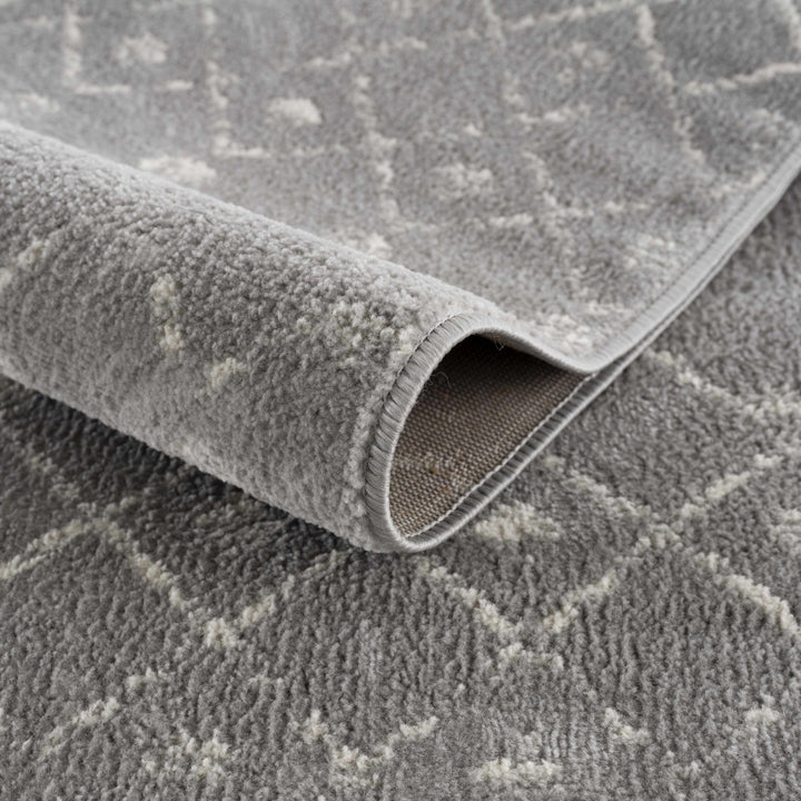 Tigrican Contemporary Gray And Ivory Area Rug - The Rug Decor