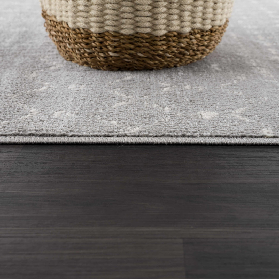 Tigrican Contemporary Gray And Ivory Area Rug - The Rug Decor
