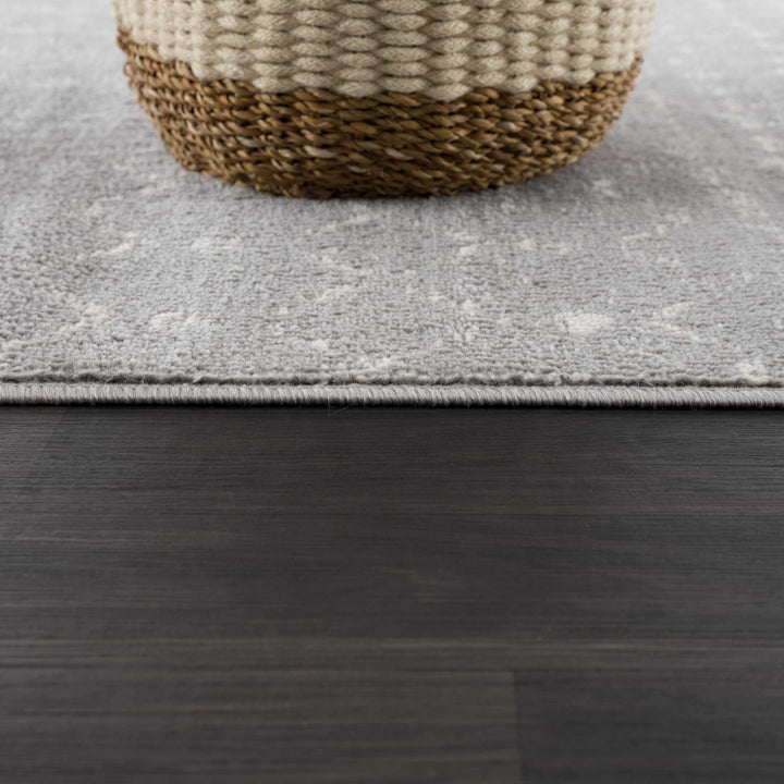 Tigrican Contemporary Gray And Ivory Area Rug - The Rug Decor