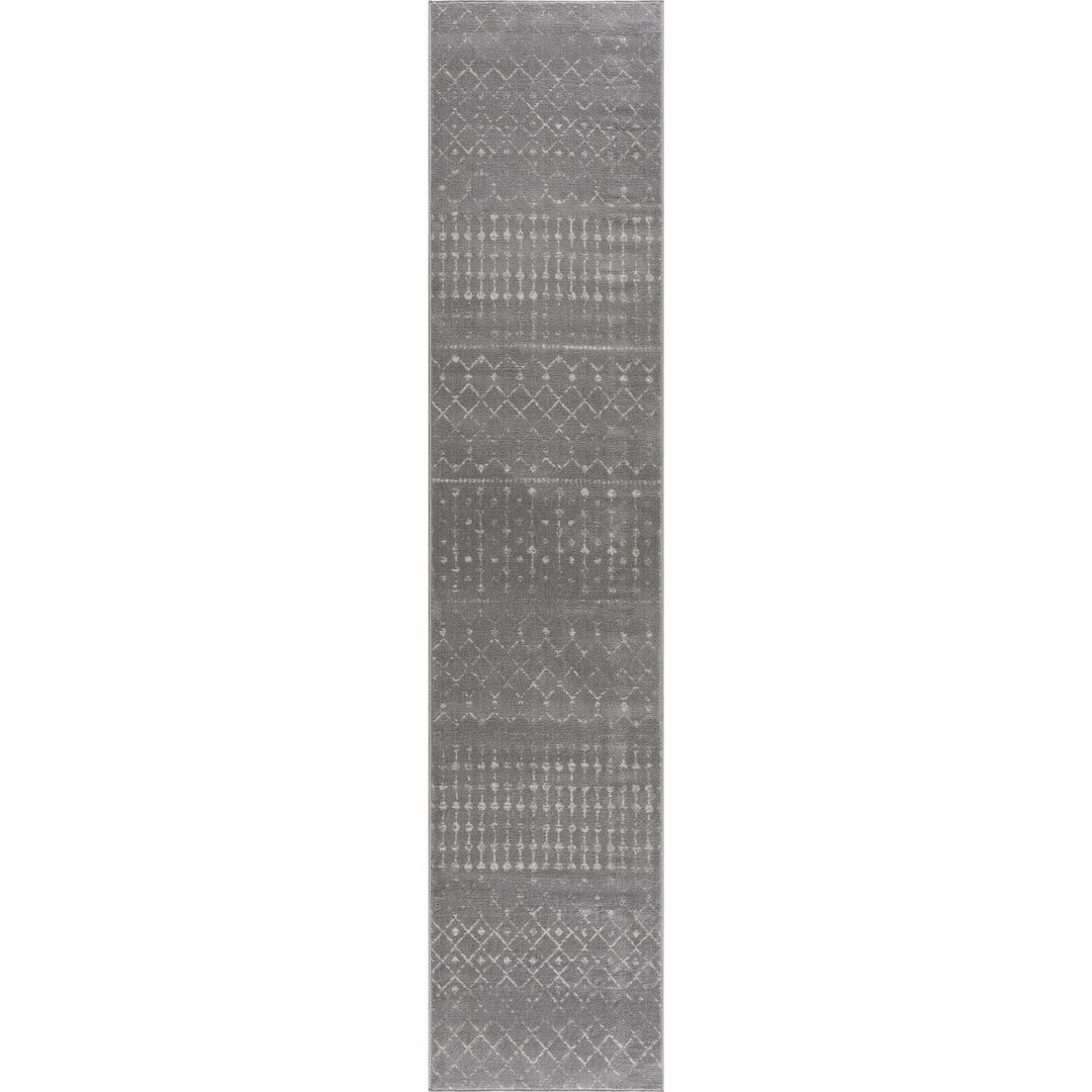 Tigrican Contemporary Gray And Ivory Area Rug - The Rug Decor