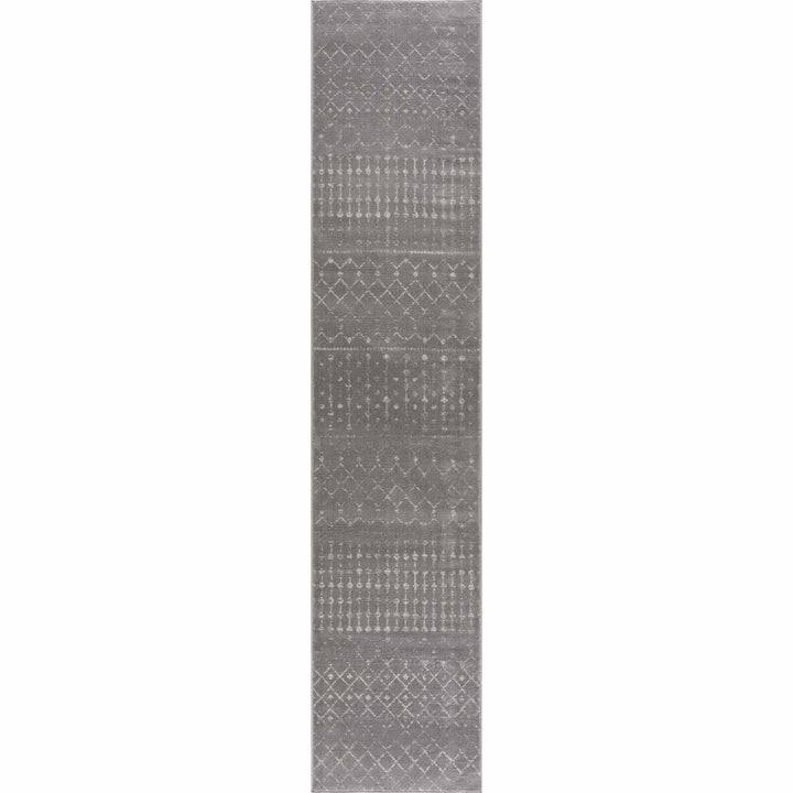Tigrican Contemporary Gray And Ivory Area Rug - The Rug Decor