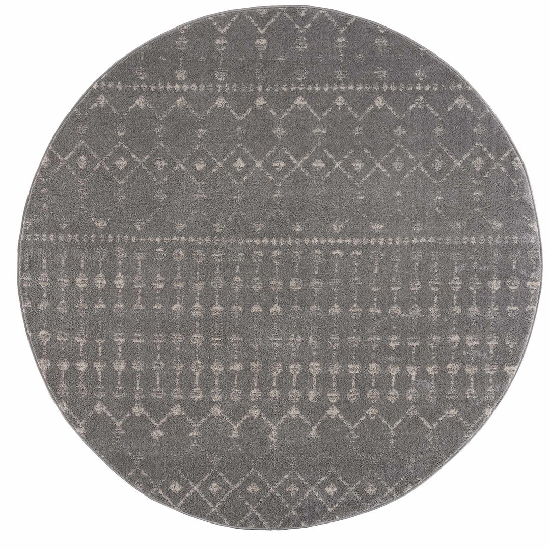 Tigrican Contemporary Gray And Ivory Area Rug - The Rug Decor