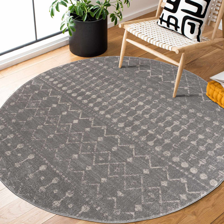 Tigrican Contemporary Gray And Ivory Area Rug - The Rug Decor