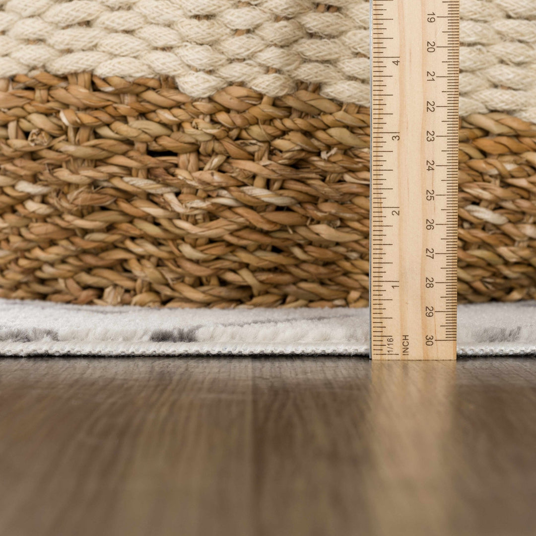 Tigris Modern Geometrical Design Ivory Area Rug - The Rug Decor