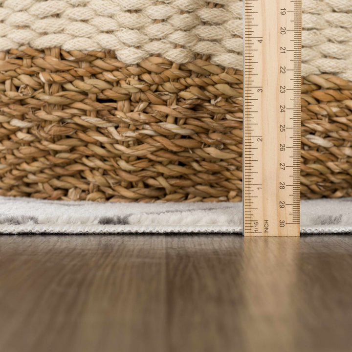 Tigris Modern Geometrical Design Ivory Area Rug - The Rug Decor