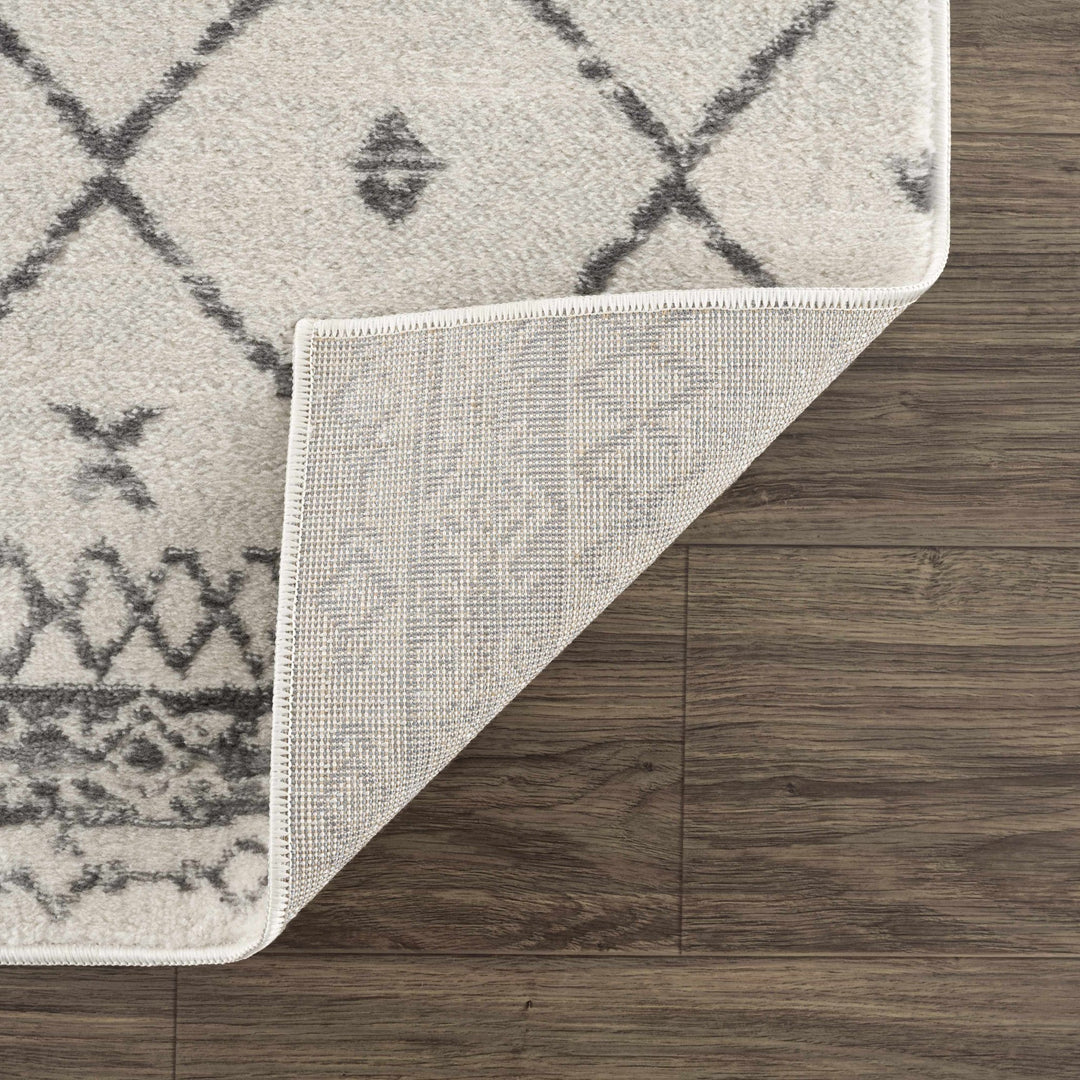 Tigris Modern Geometrical Design Ivory Area Rug - The Rug Decor
