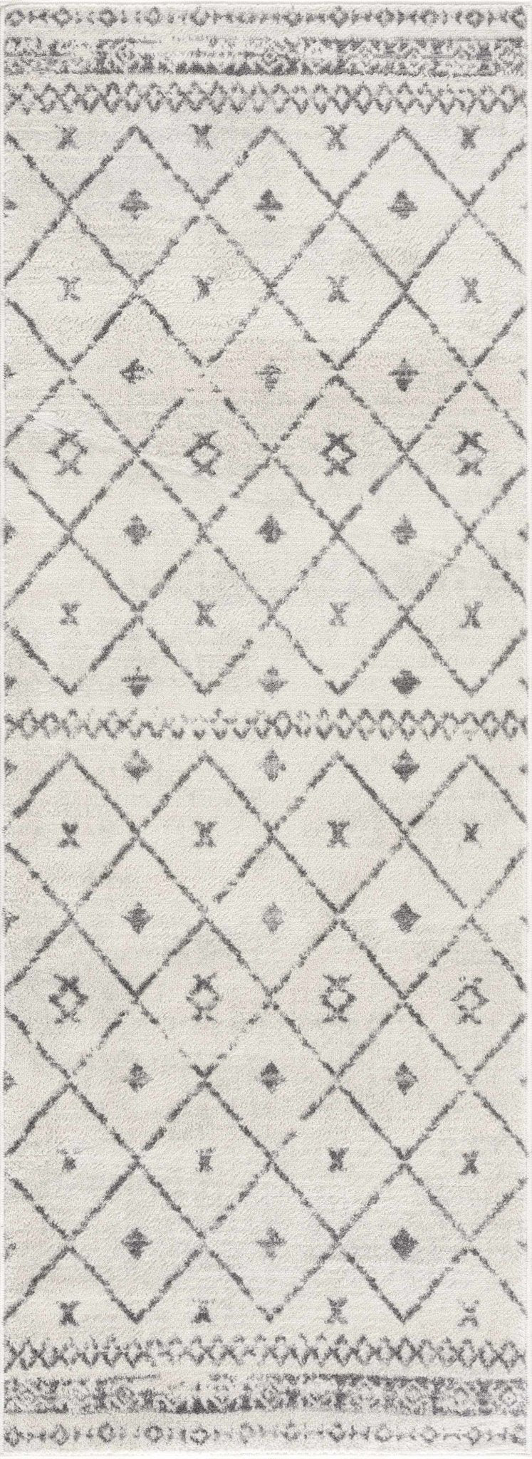 Tigris Modern Geometrical Design Ivory Area Rug - The Rug Decor