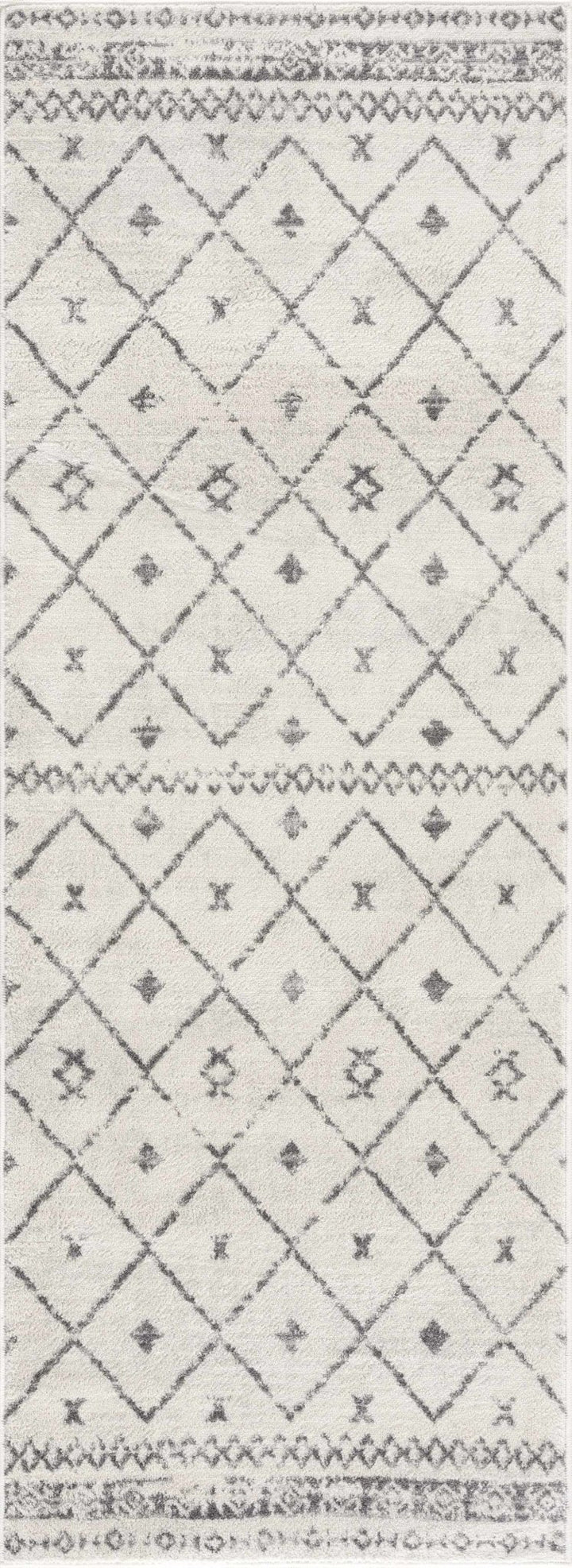 Tigris Modern Geometrical Design Ivory Area Rug - The Rug Decor