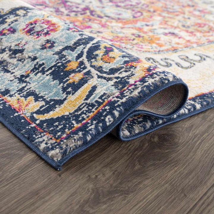 Tigris Traditional Style Ivory And Rust Area Rug - The Rug Decor