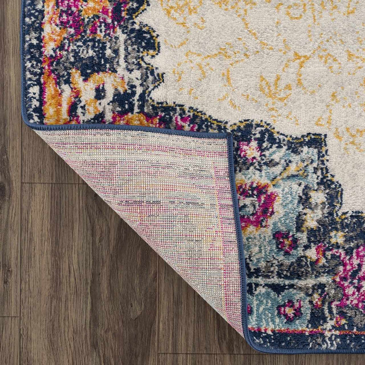 Tigris Traditional Style Ivory And Rust Area Rug - The Rug Decor