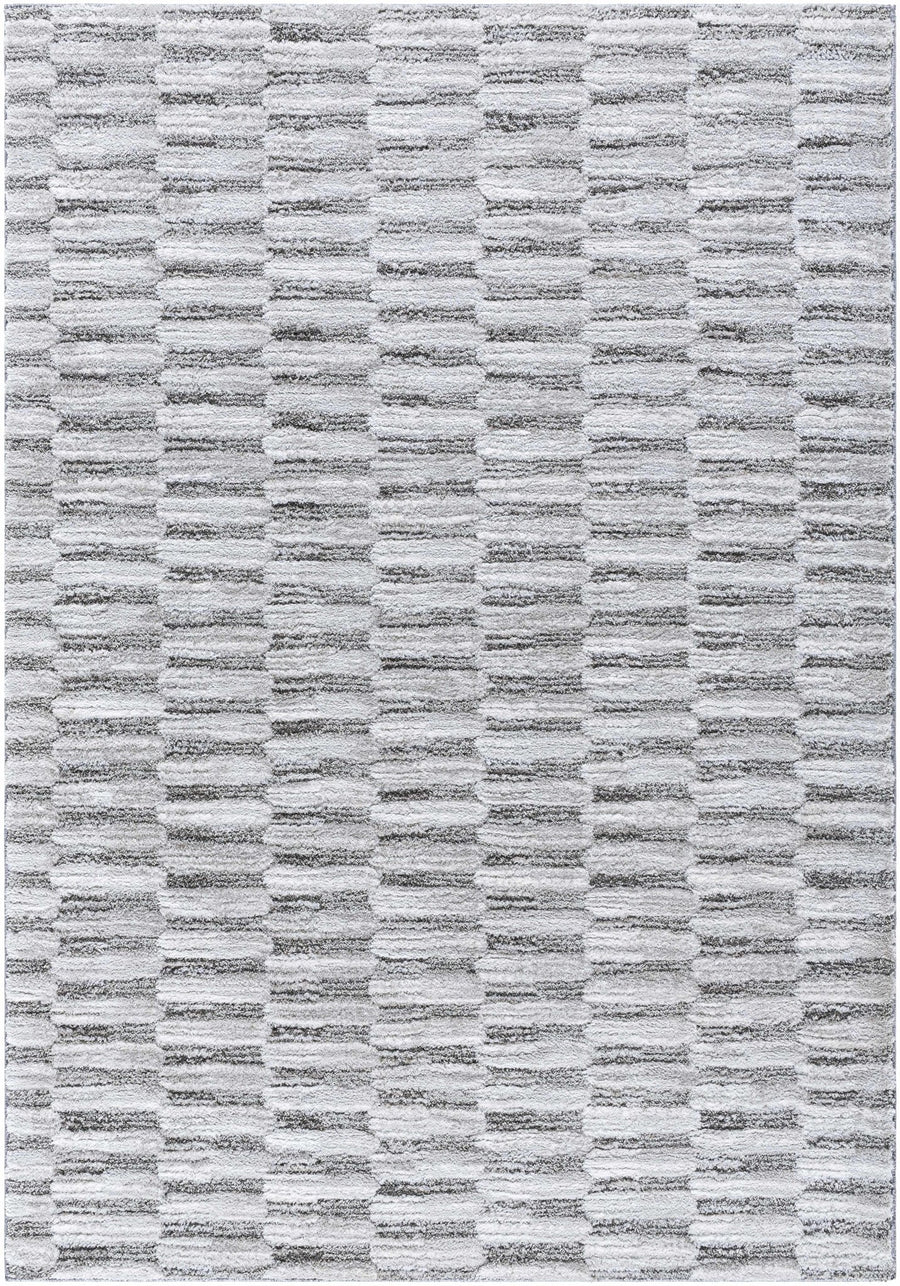 Tiimu Bohemian Style Charcoal Shag Rug - The Rug Decor