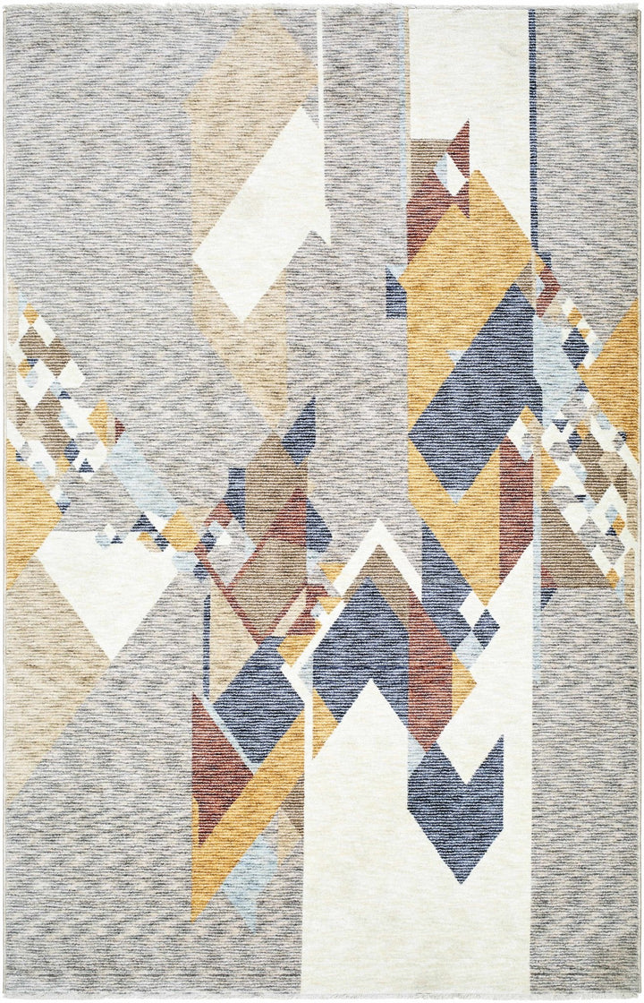 Timea Contemporary Abstract Design Gray Area Rug - The Rug Decor