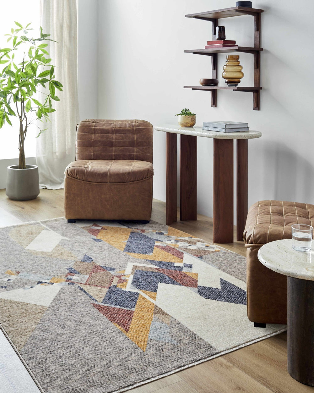 Timea Contemporary Abstract Design Gray Area Rug - The Rug Decor