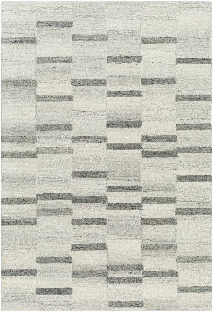 Timmy Ivory Contemporary style Hand Tufted Wool Rug - The Rug Decor