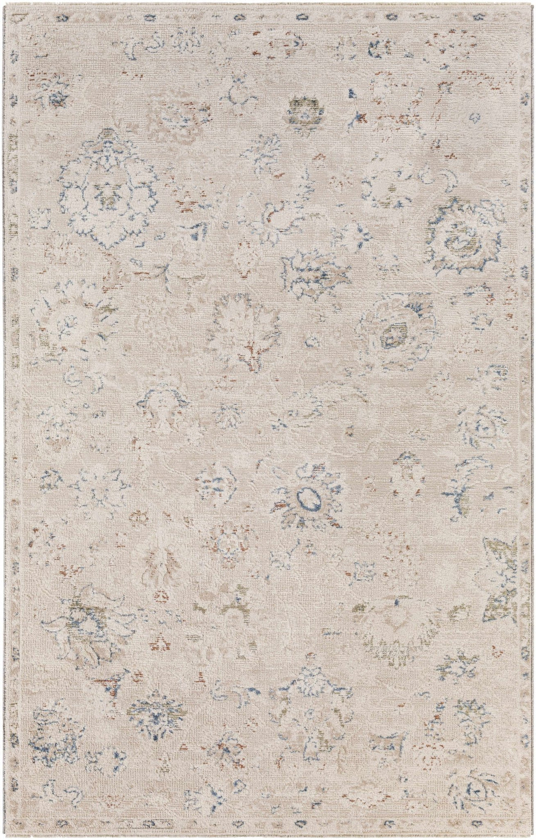 Tinampo Traditional Oushak Beige Rug - The Rug Decor