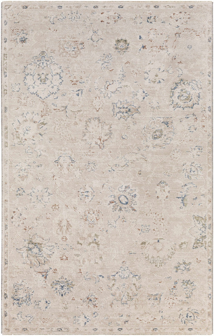 Tinampo Traditional Oushak Beige Rug - The Rug Decor