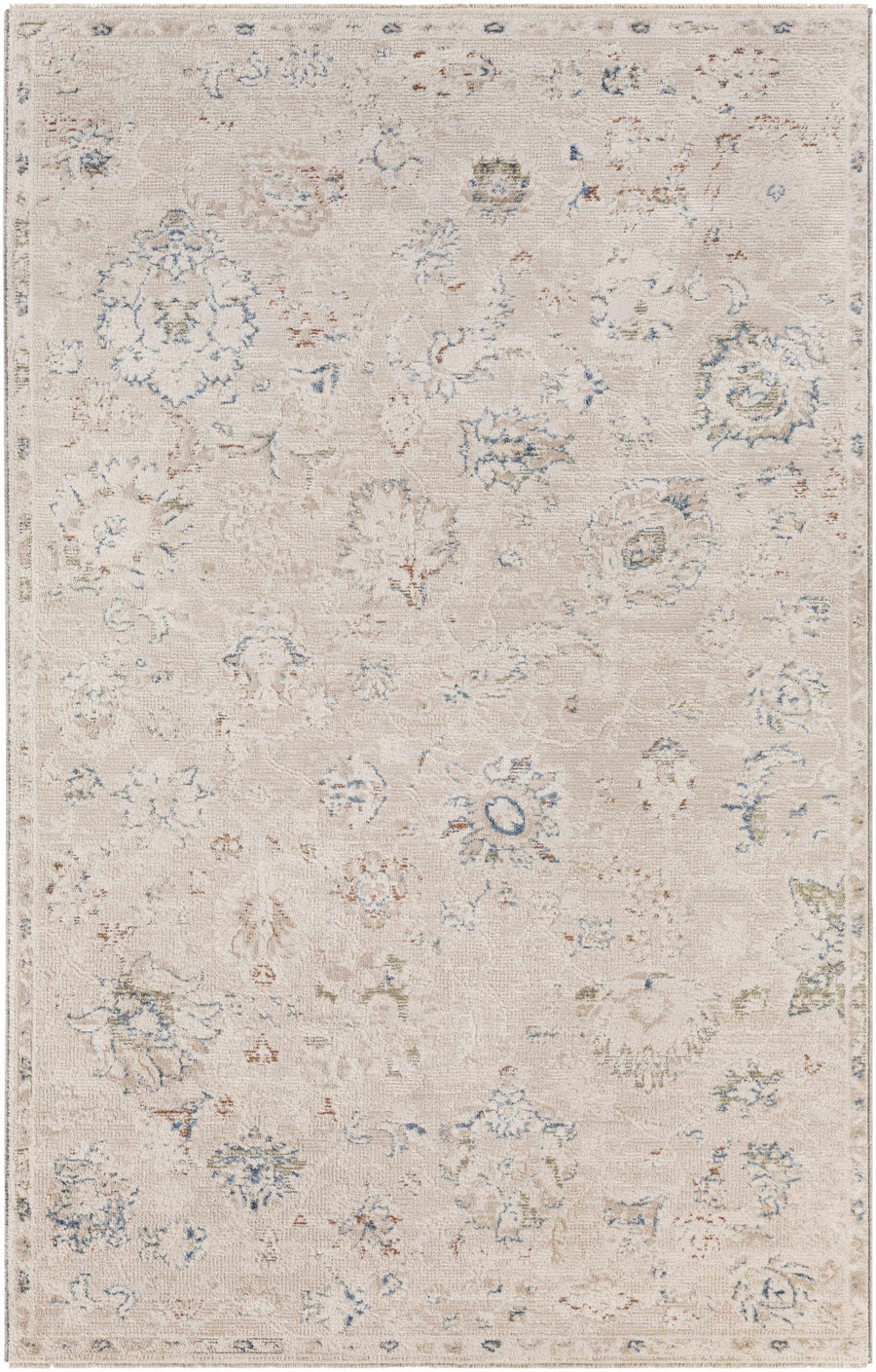 Tinampo Traditional Oushak Beige Rug - The Rug Decor