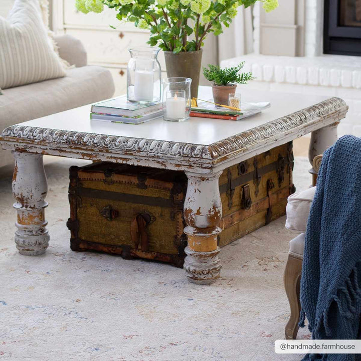 Tinampo Traditional Oushak Beige Rug - The Rug Decor