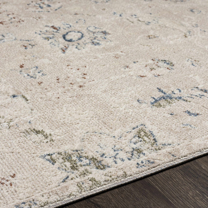 Tinampo Traditional Oushak Beige Rug - The Rug Decor