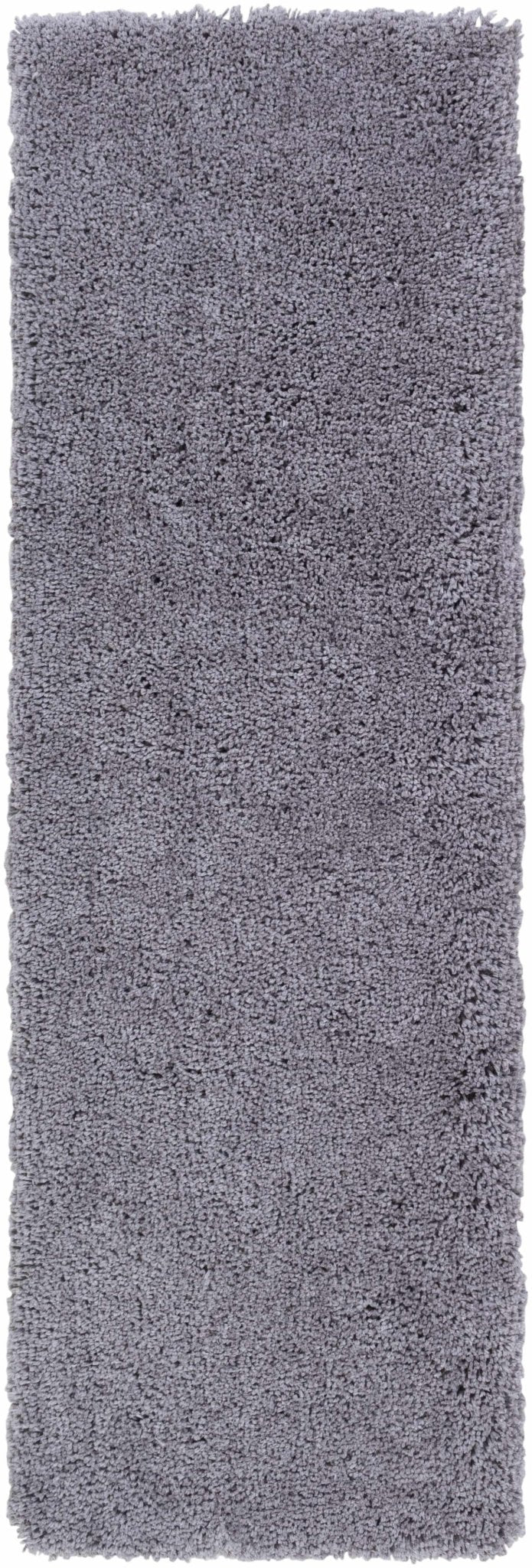 Tingly Modern Solid Gray Polyester Rug - The Rug Decor