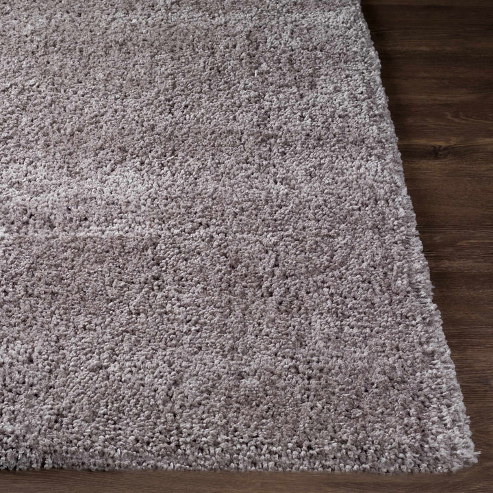 Tingly Modern Solid Gray Polyester Rug - The Rug Decor