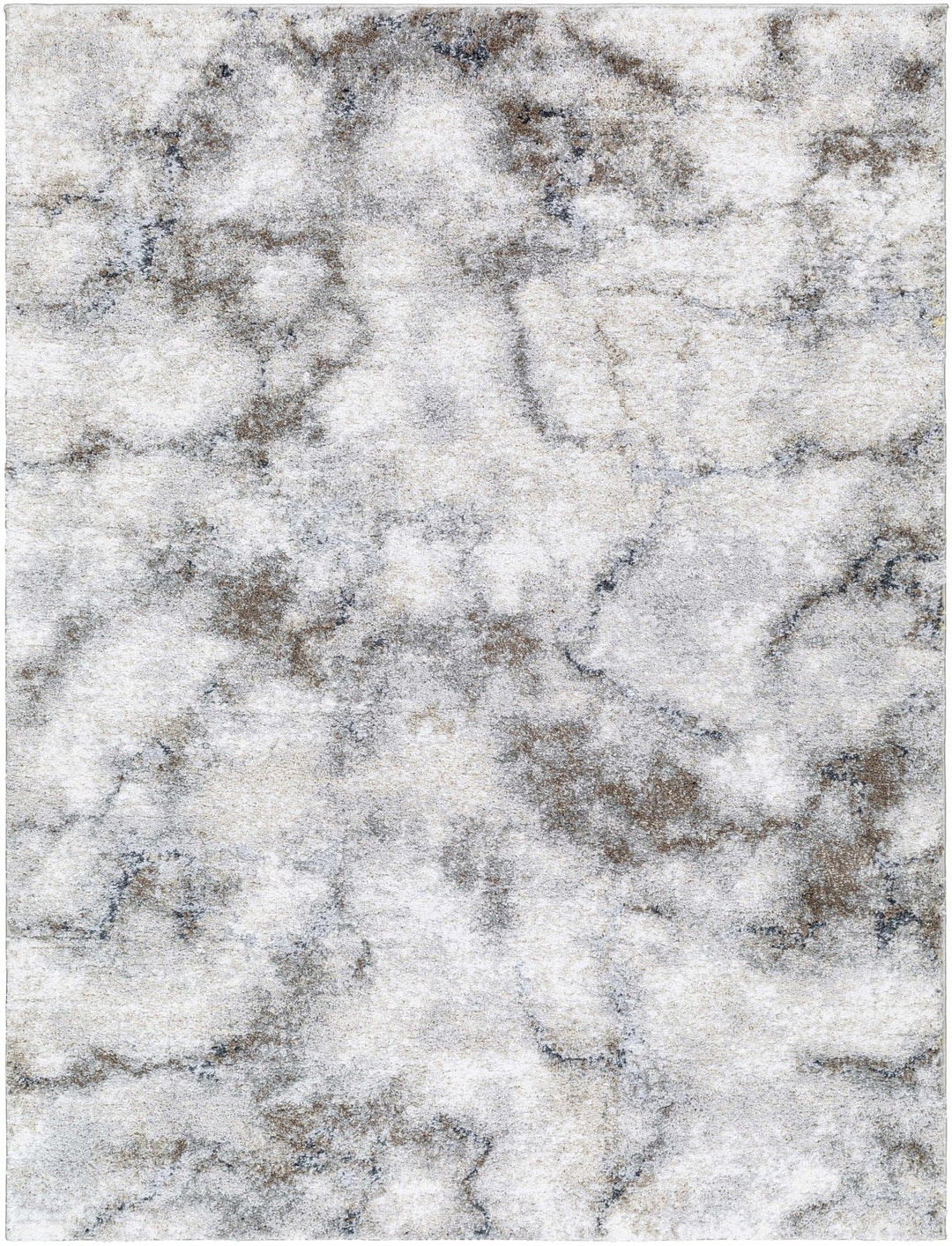 Titan Modern Style Silver And Gray Area Rug - The Rug Decor
